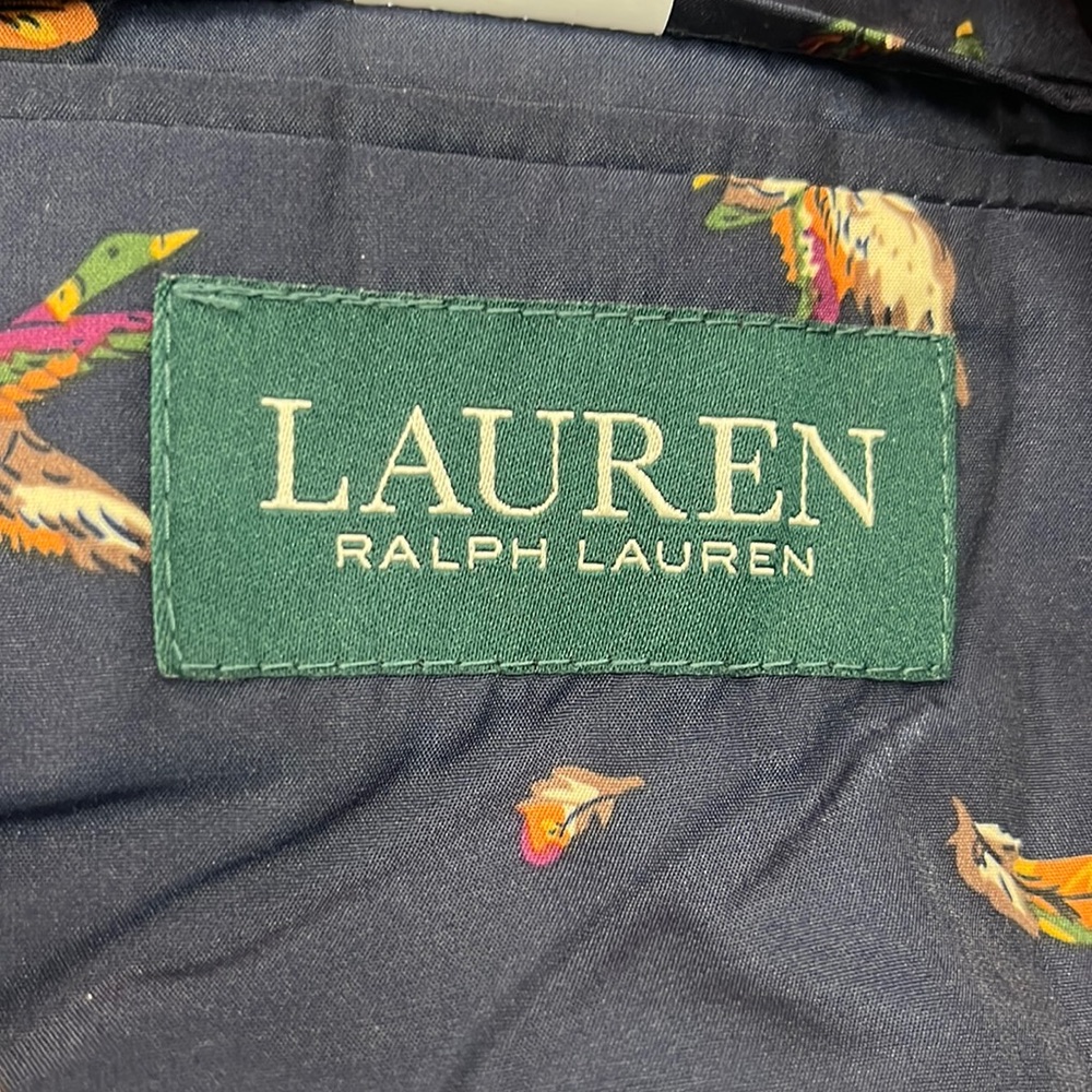 Lauren Ralph Lauren Mens Black Corduroy Sport Coat 48R Ultraflex